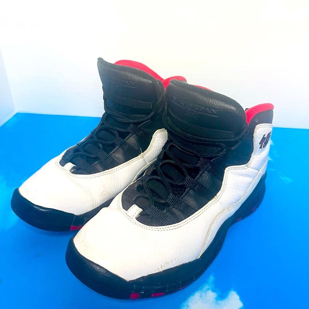 Air Jordan 10 Retro Bg double nickel Chicago 45 6Y—- 310806-102 size 6y